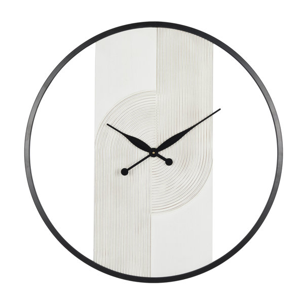 Novogratz Metal Wall Clock Wayfair   Metal Wall Clock 